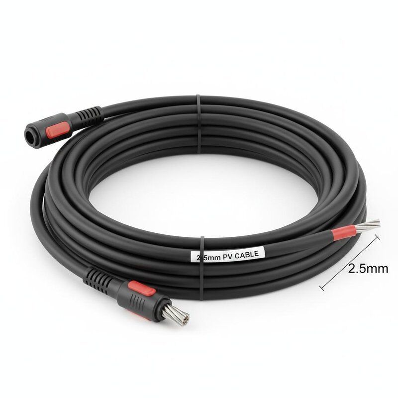 Customization 2.5mm PV Cable Solar DC Panel Power Cable with Tinned Copper Conductor