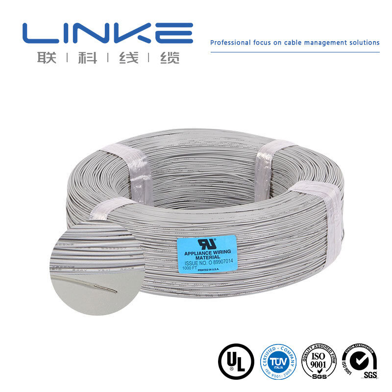 Awm 1185 Tinned Stranded 18AWG 20AWG Single Core Shielded Wire UL1185 Shielded Signal Cable