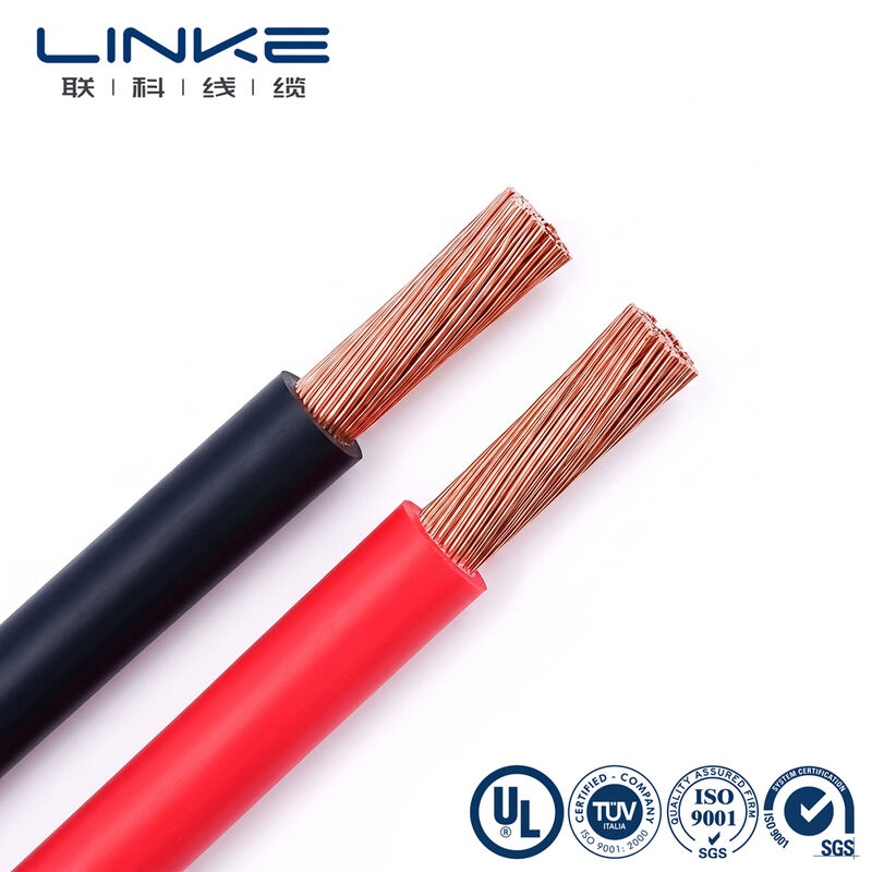 1AWG to 10AWG Flexible Silicone Power Cable with Tinned Copper Conductor and High Temperature Resistance (-70℃ to 350℃)