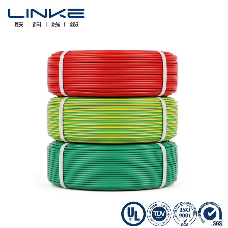 UL1007 Electronic Hook-Up Wire with Tinned Copper Conductor 300V Rated and Customizable PVC Sheath