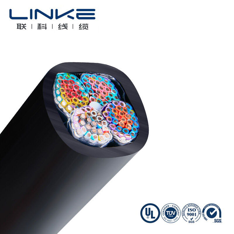 Custom 10 Million Bending Cycles High Flexibility PVC Towline Drag Chain Cable for Industrial CNC Machine