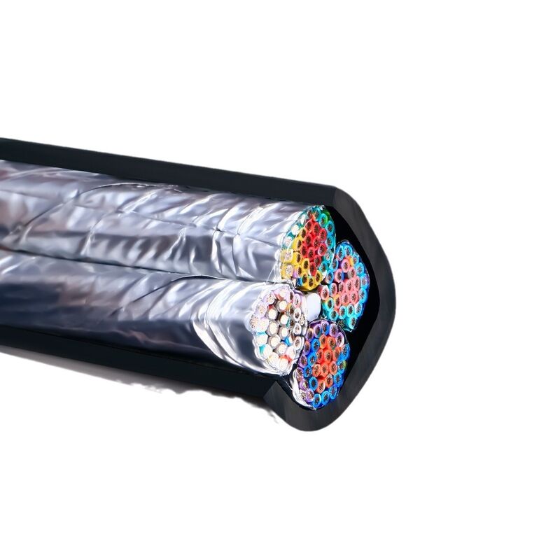 Custom 10 Million Bending Cycles High Flexibility PVC Towline Drag Chain Cable for Industrial CNC Machine